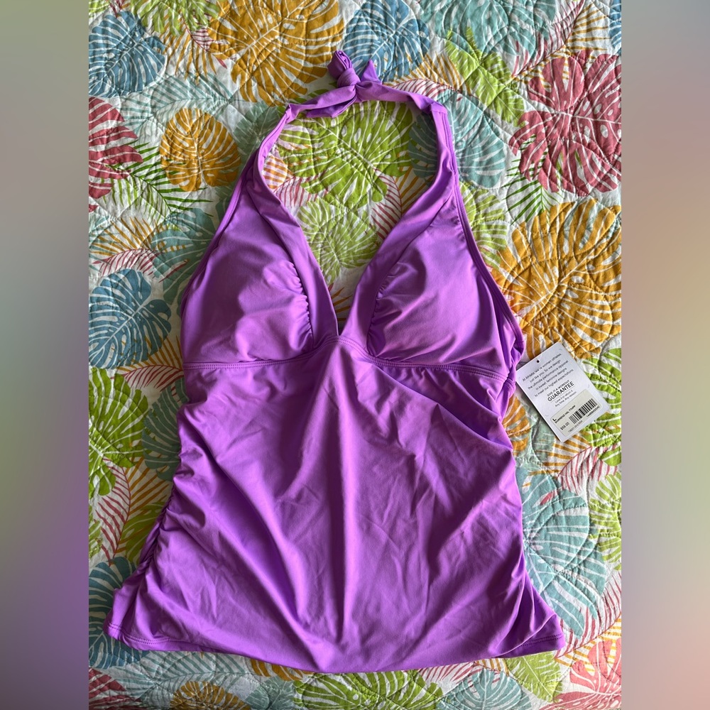 Athleta Serendipity halter Tankini size L NWT